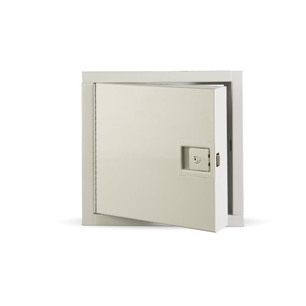 Karp Insulated Fire Rated Access Door, KRP-150FR Keyed Paddle Latch Prime 22x22 KRPP2222PH